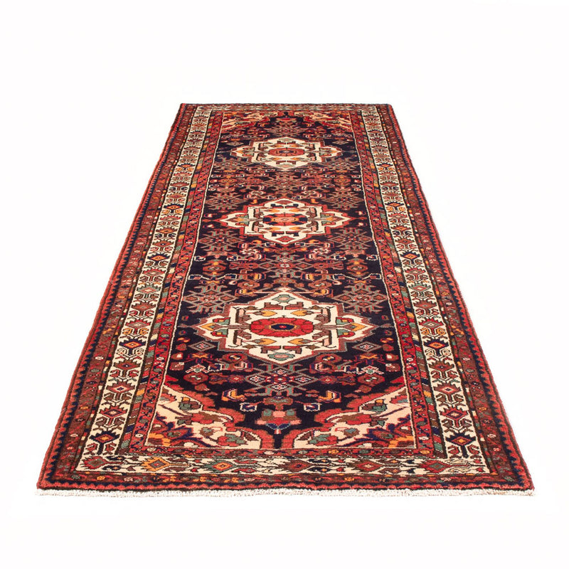 Løber Persisk tæppe - Nomadisk - 313 x 108 cm - mørkeblå