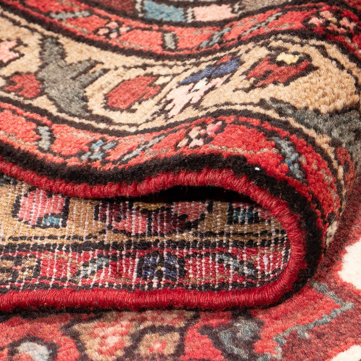 Løber Persisk tæppe - Nomadisk - 326 x 112 cm - rød