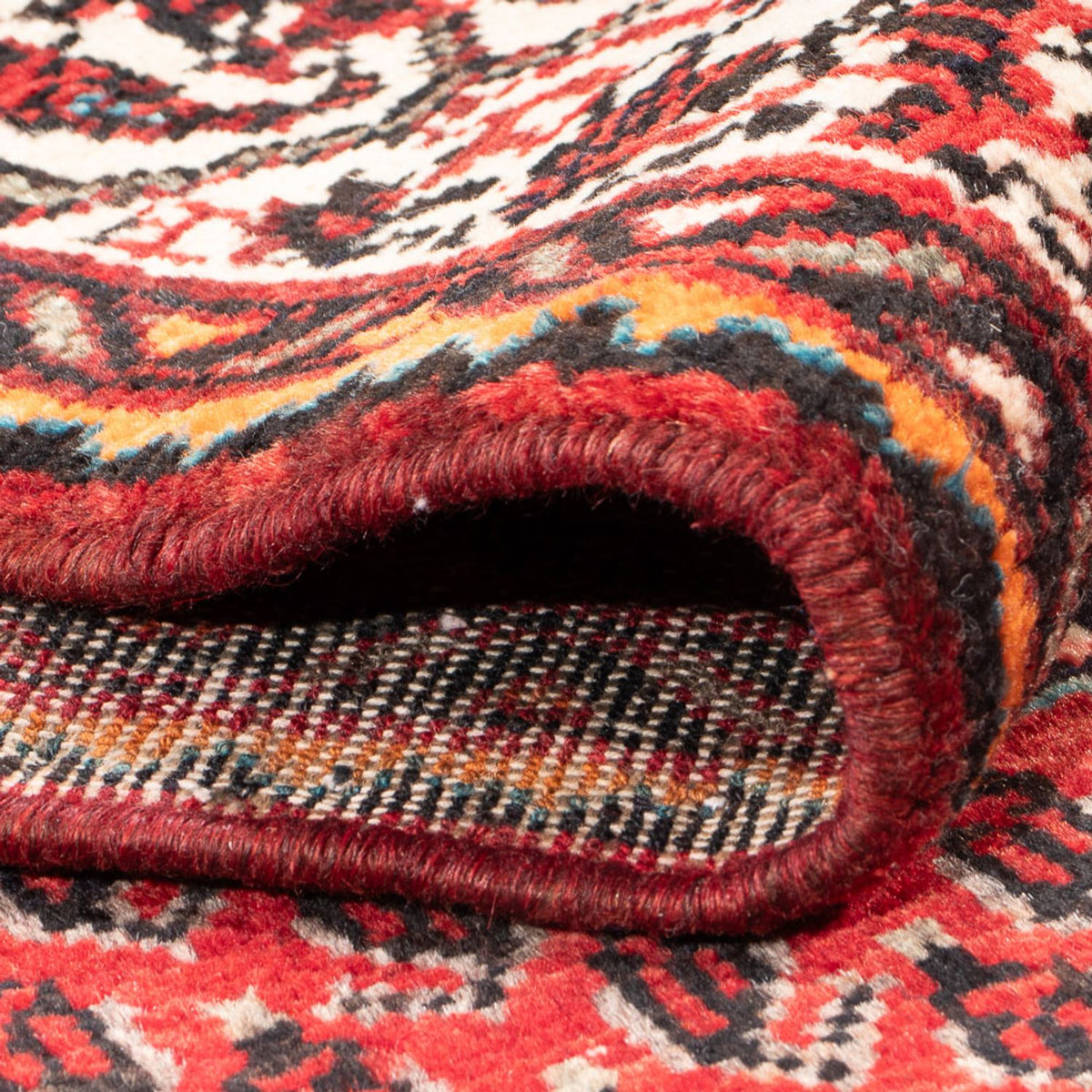 Løber Persisk tæppe - Nomadisk - 314 x 111 cm - rød