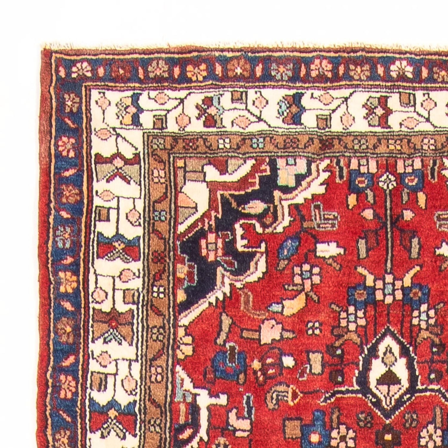 Løber Persisk tæppe - Nomadisk - 356 x 113 cm - rød