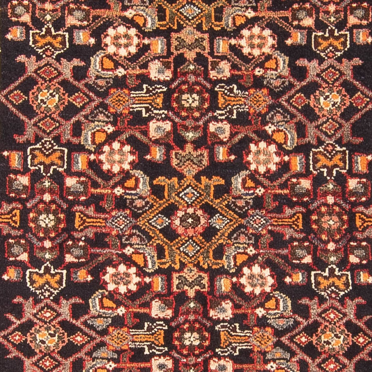 Løber Persisk tæppe - Nomadisk - 307 x 113 cm - mørkeblå