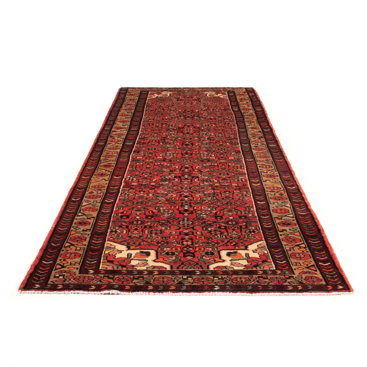 Løber Persisk tæppe - Nomadisk - 328 x 116 cm - rød