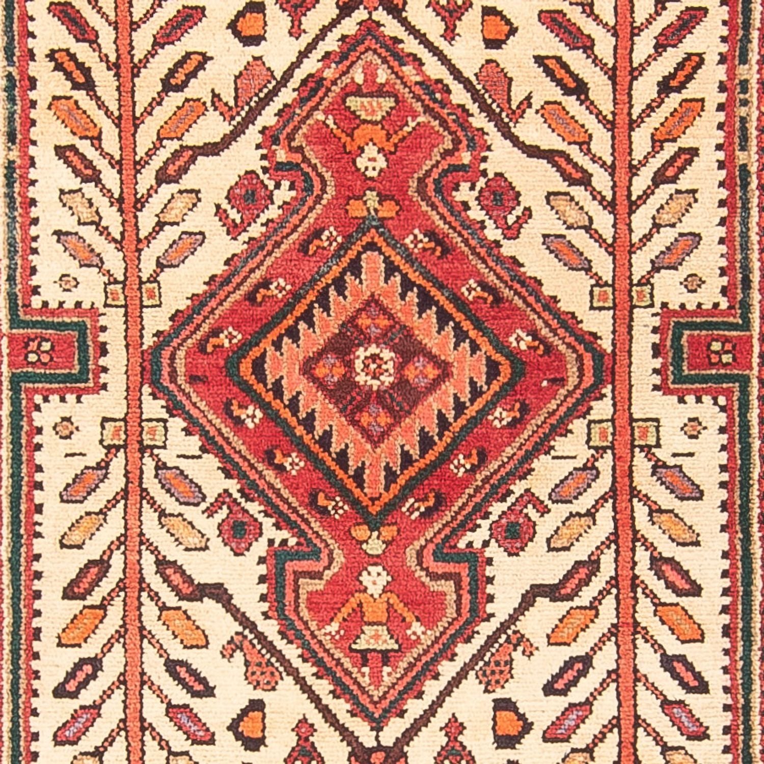 Løber Persisk tæppe - Nomadisk - 297 x 100 cm - creme