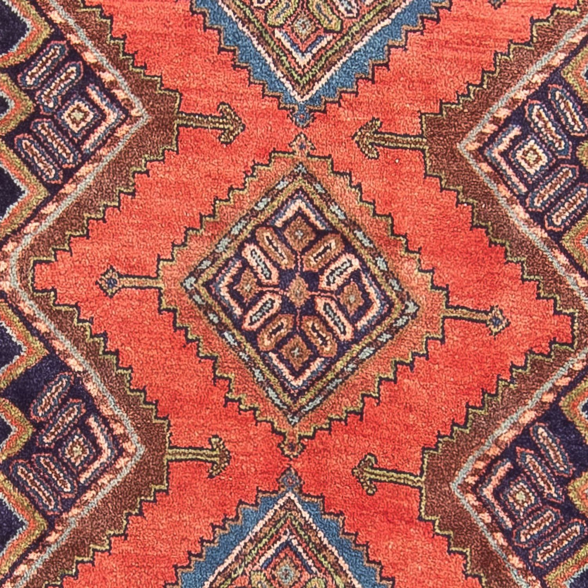 Løber Persisk tæppe - Nomadisk - 275 x 103 cm - rød