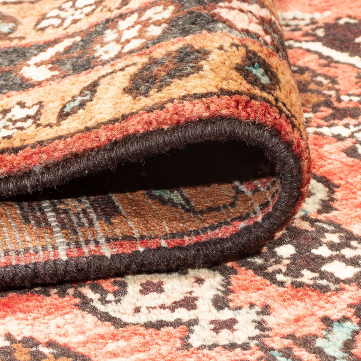 Løber Persisk tæppe - Nomadisk - 302 x 111 cm - rød