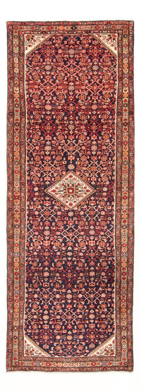 Løber Persisk tæppe - Nomadisk - 310 x 112 cm - mørkeblå