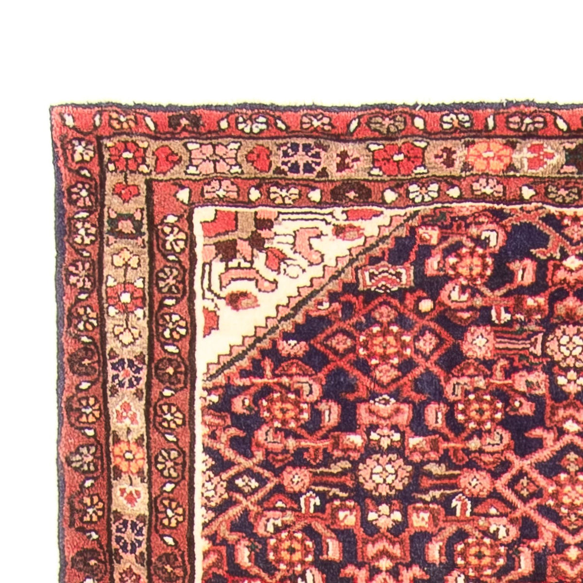 Løber Persisk tæppe - Nomadisk - 310 x 112 cm - mørkeblå