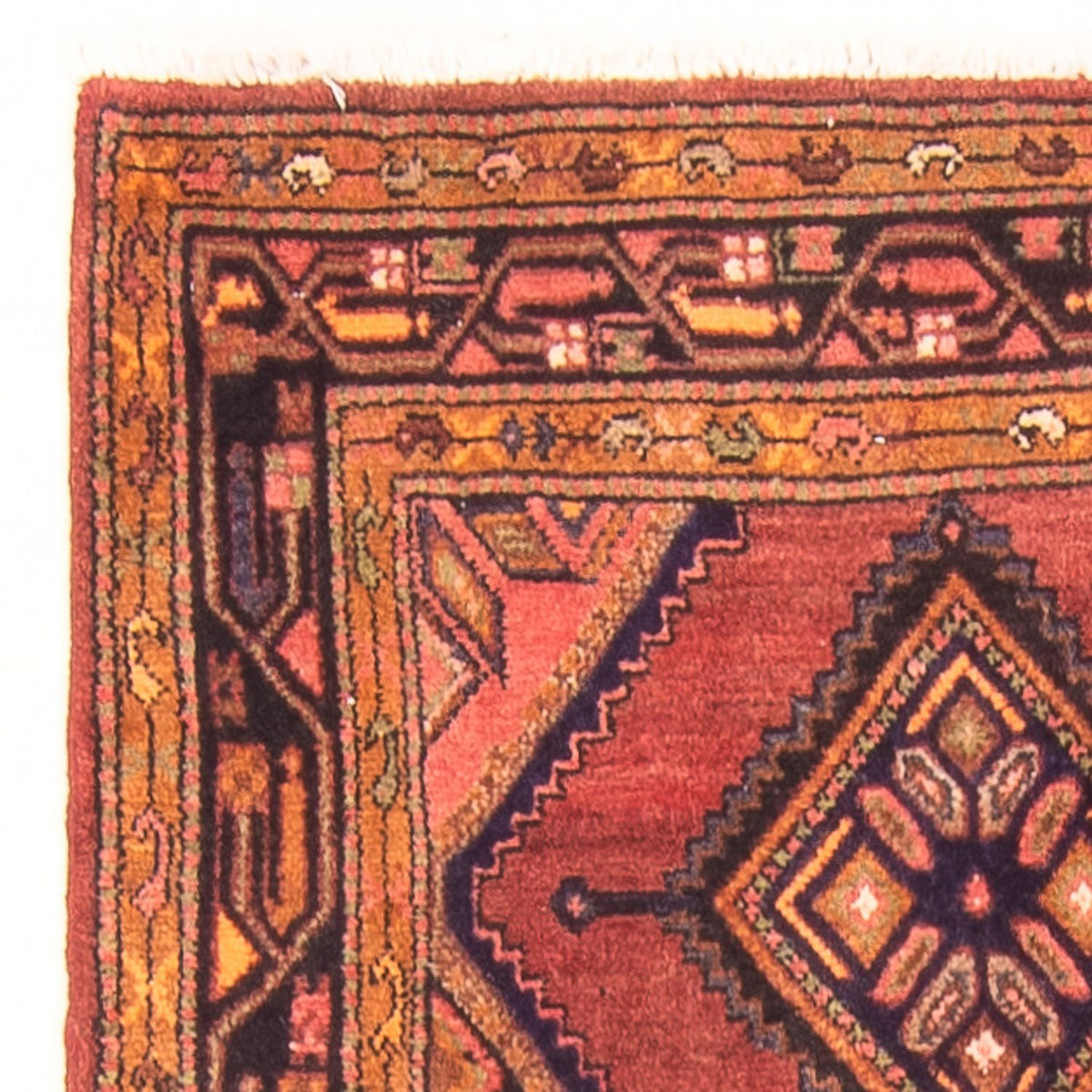 Løber Persisk tæppe - Nomadisk - 280 x 98 cm - rød