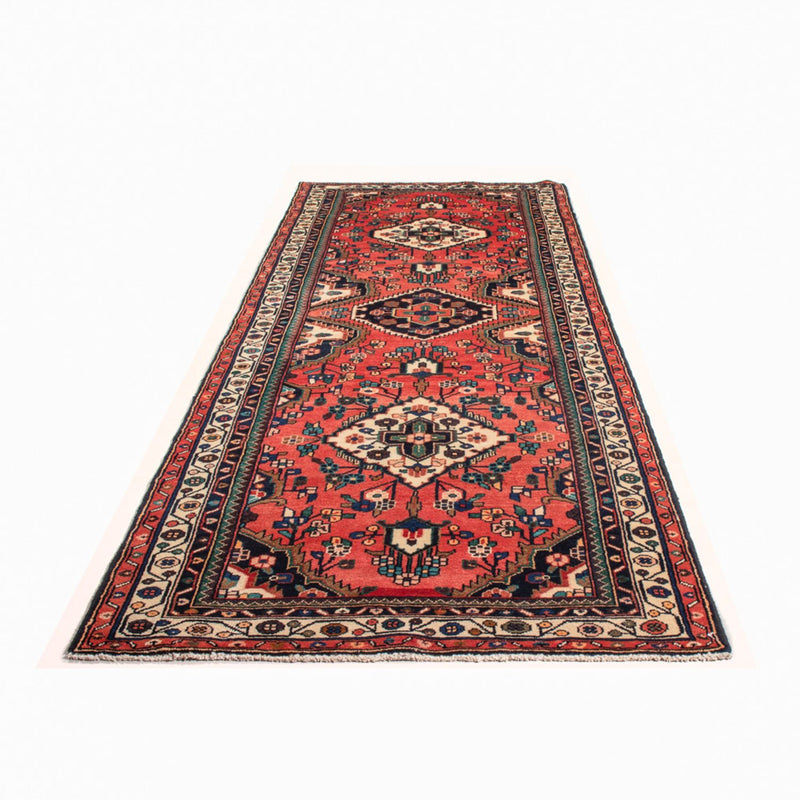 Løber Persisk tæppe - Nomadisk - 336 x 111 cm - rød