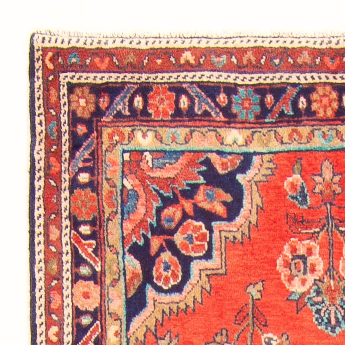 Løber Persisk tæppe - Nomadisk - 300 x 112 cm - rød