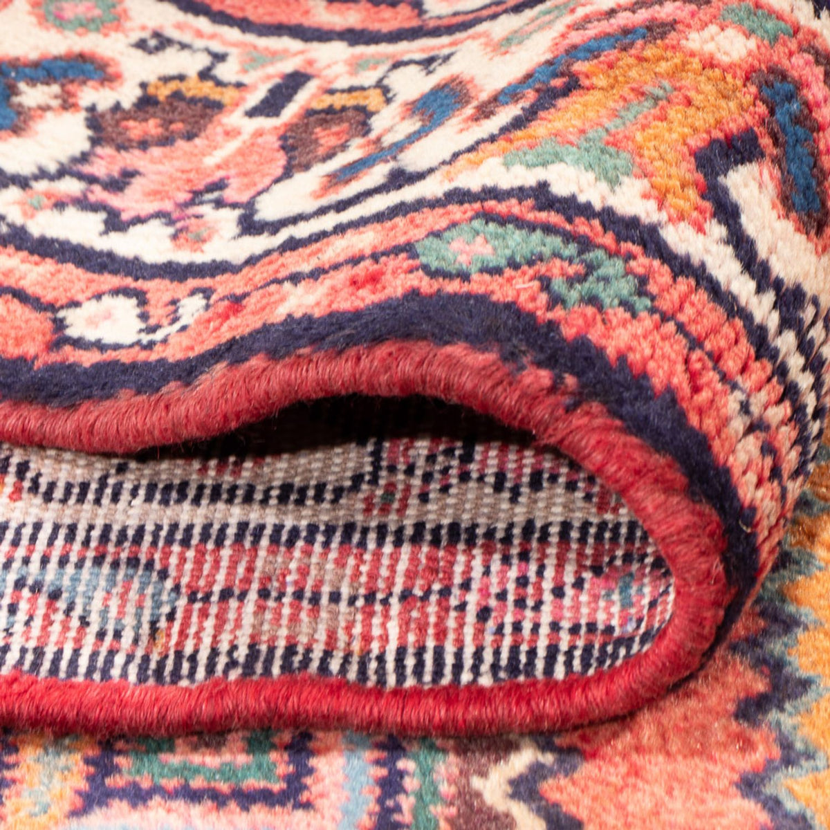 Løber Persisk tæppe - Nomadisk - 296 x 108 cm - rød