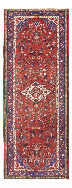 Løber Persisk tæppe - Nomadisk - 300 x 113 cm - rød