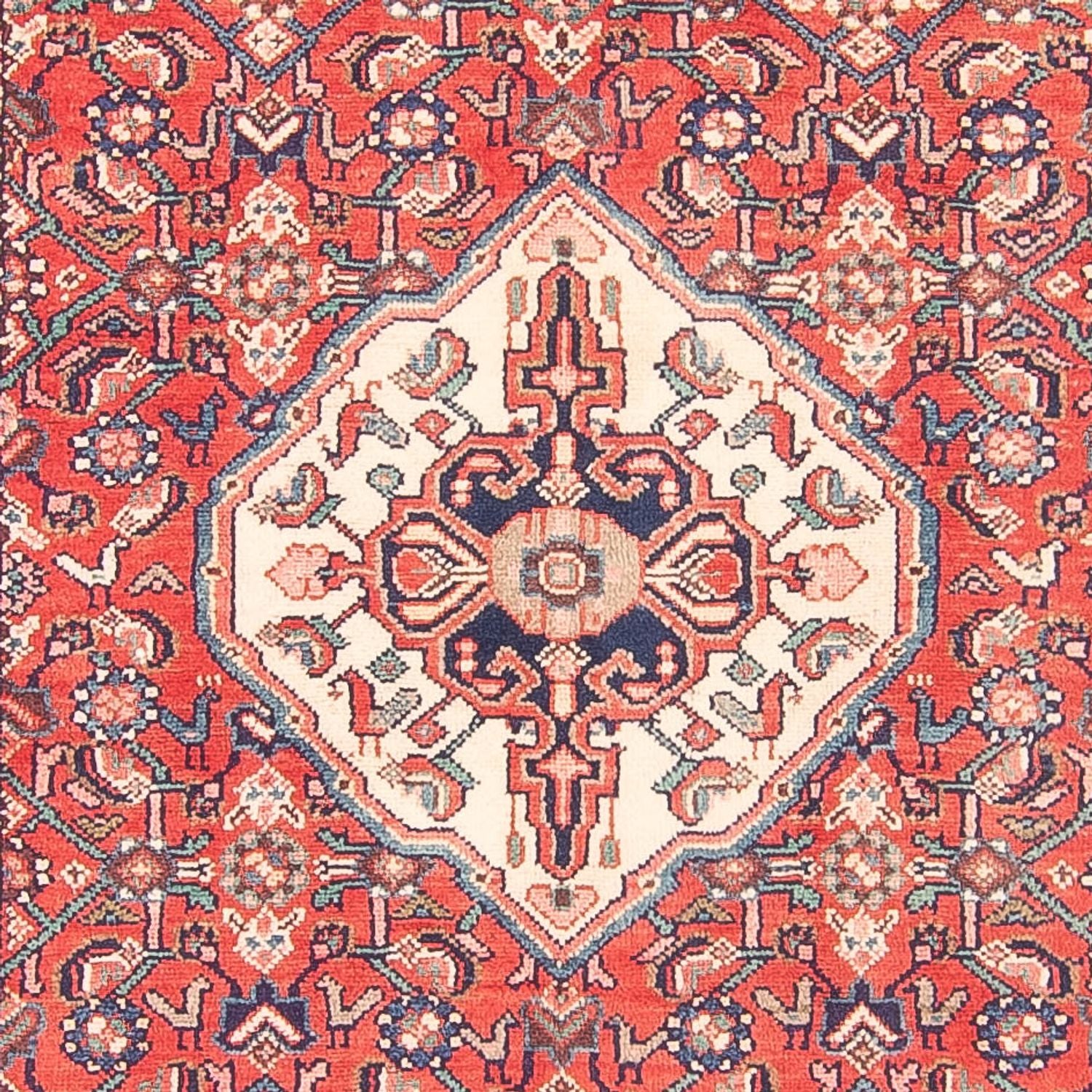 Løber Persisk tæppe - Nomadisk - 318 x 110 cm - rød