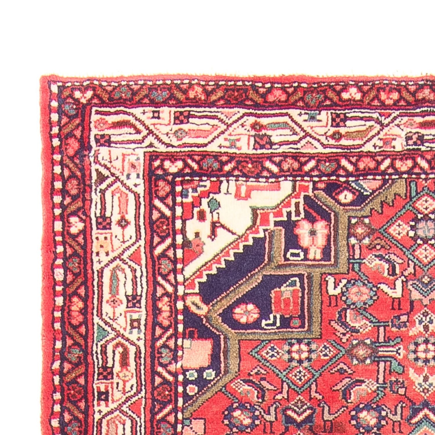 Løber Persisk tæppe - Nomadisk - 318 x 110 cm - rød