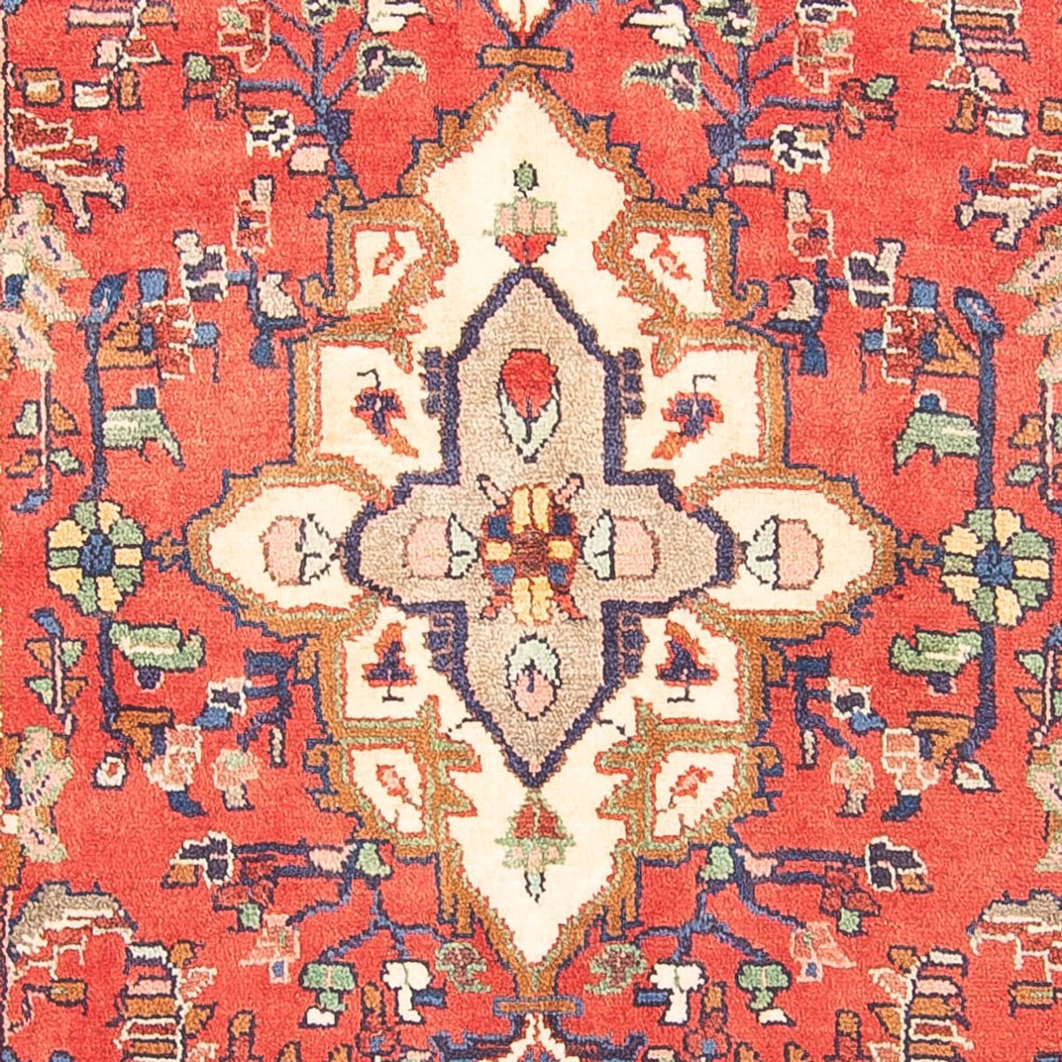 Løber Persisk tæppe - Nomadisk - 337 x 108 cm - rød