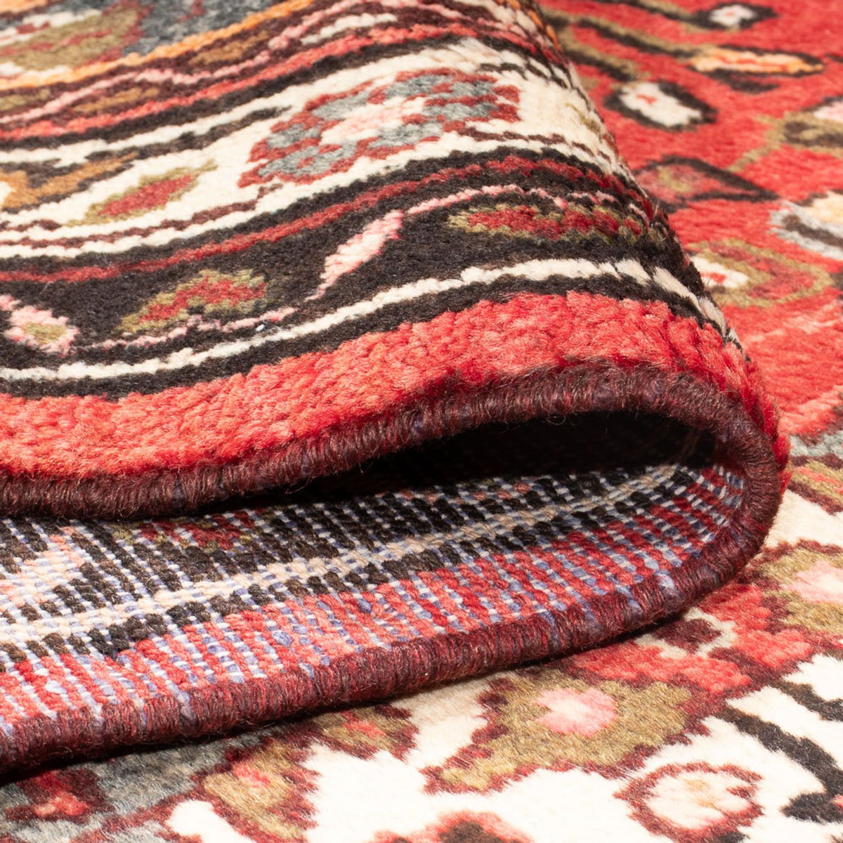 Løber Persisk tæppe - Nomadisk - 317 x 106 cm - rød