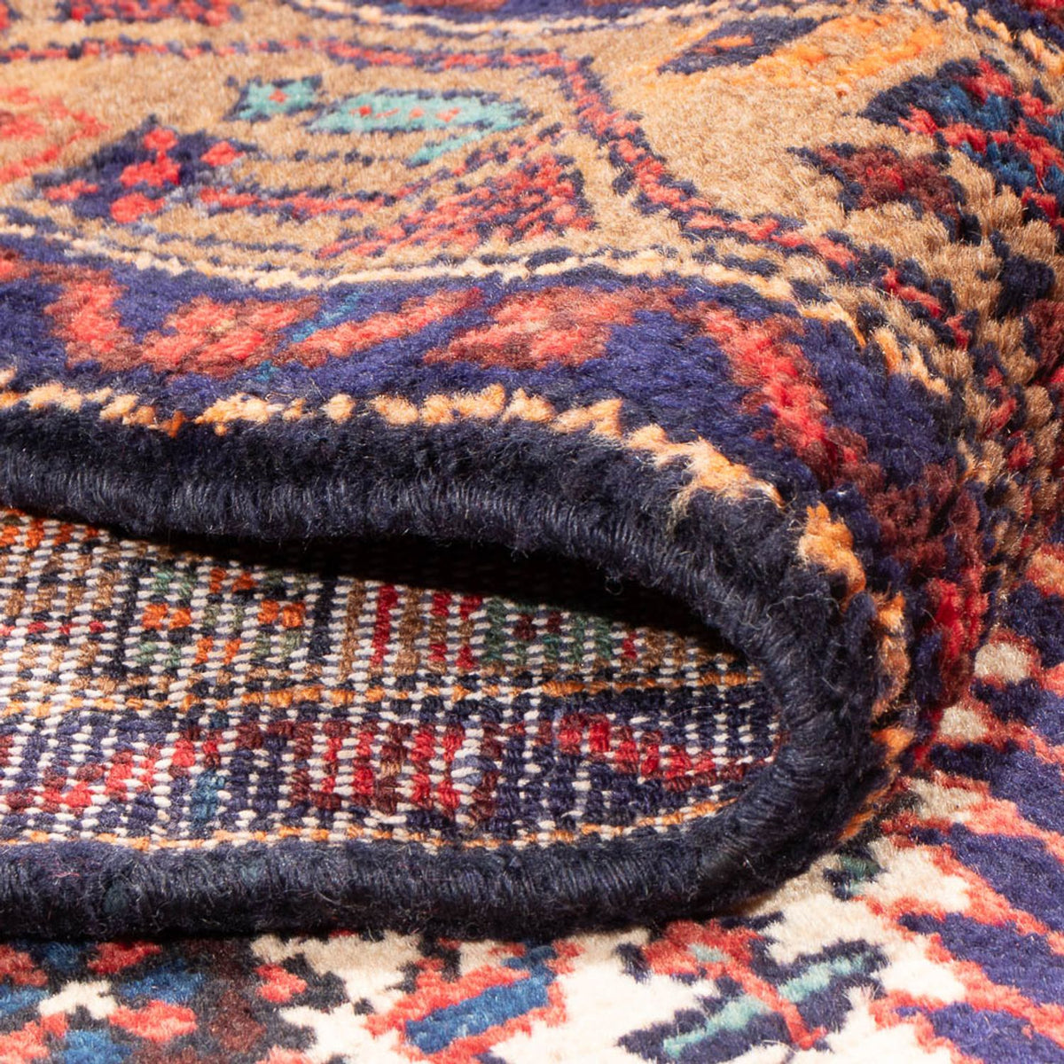 Løber Persisk tæppe - Nomadisk - 286 x 112 cm - creme