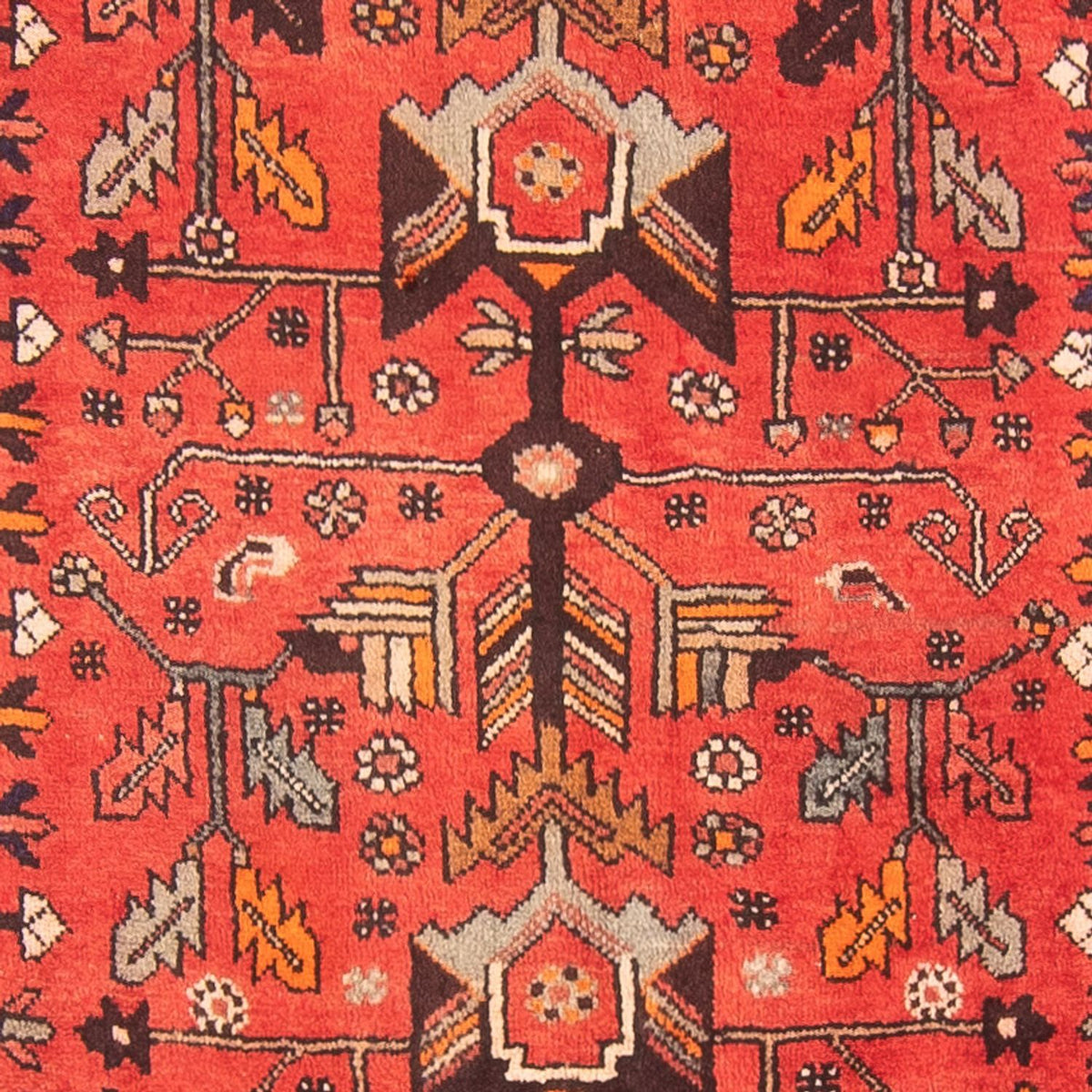 Løber Persisk tæppe - Bijar - 300 x 106 cm - rød