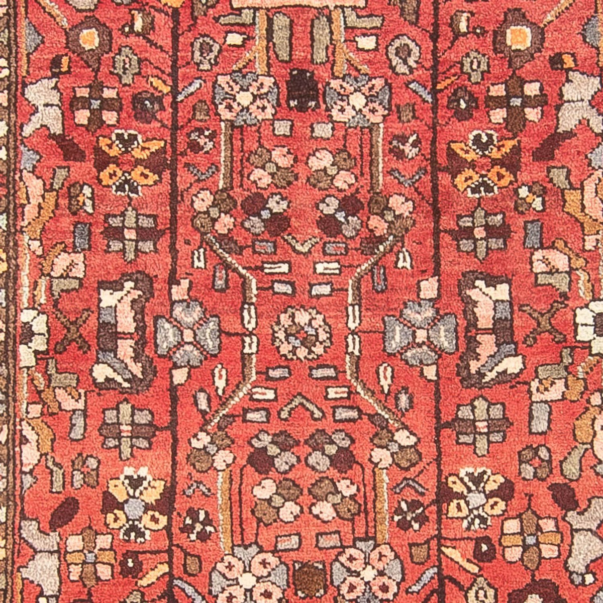 Løber Persisk tæppe - Nomadisk - 325 x 110 cm - rød