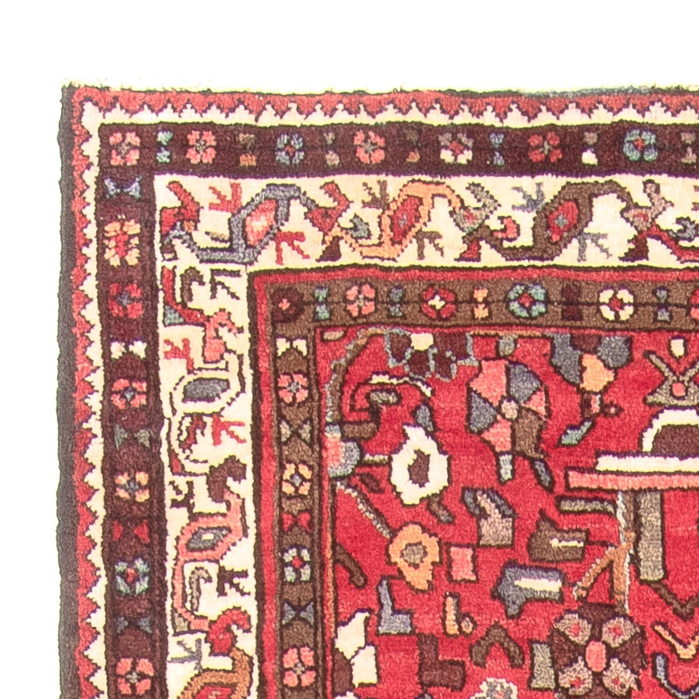 Løber Persisk tæppe - Nomadisk - 325 x 110 cm - rød