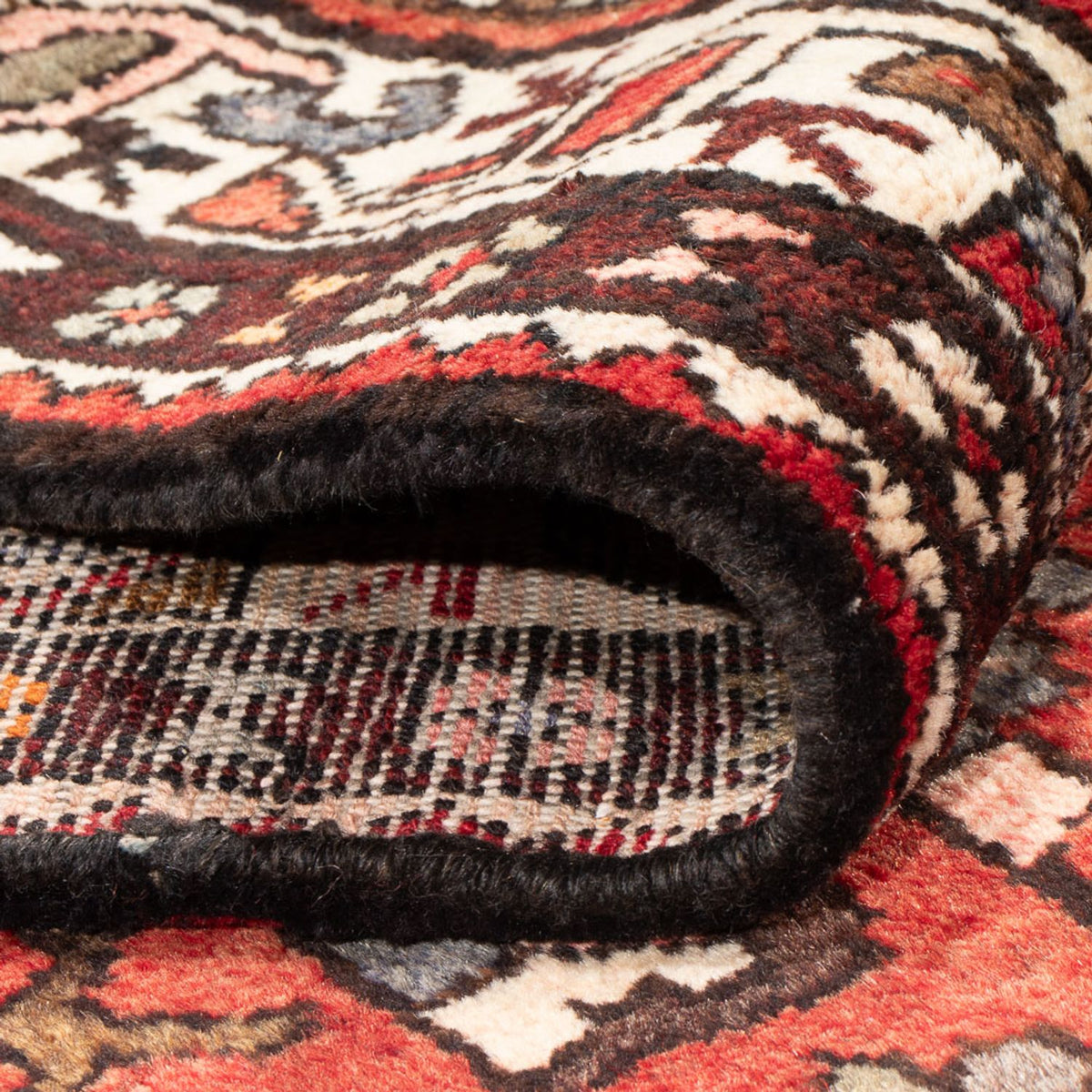 Løber Persisk tæppe - Nomadisk - 325 x 110 cm - rød