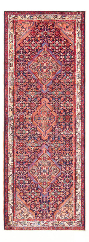 Løber Persisk tæppe - Nomadisk - 335 x 120 cm - mørkeblå
