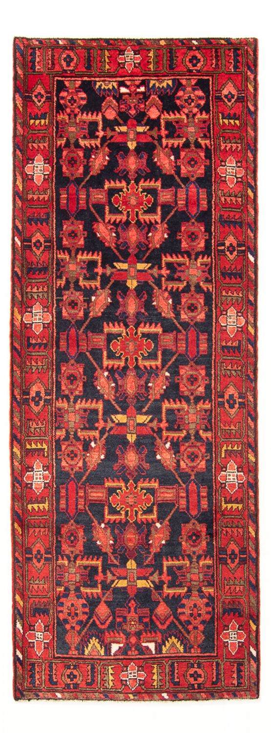 Løber Persisk tæppe - Bijar - 310 x 112 cm - mørkeblå