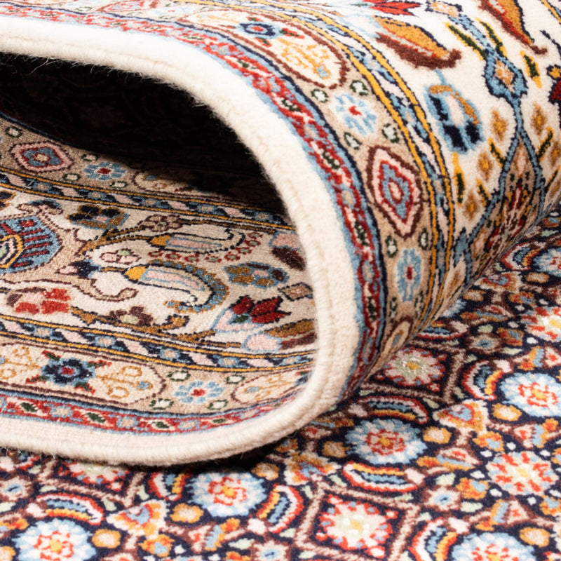 Persisk tæppe - Classic - 197 x 141 cm - mørkeblå