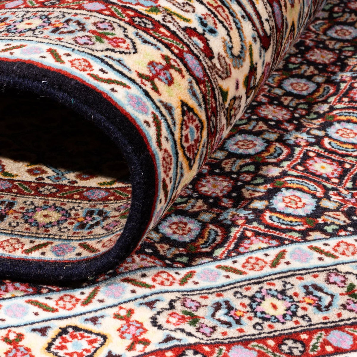 Persisk tæppe - Classic firkantet  - 195 x 193 cm - mørkeblå