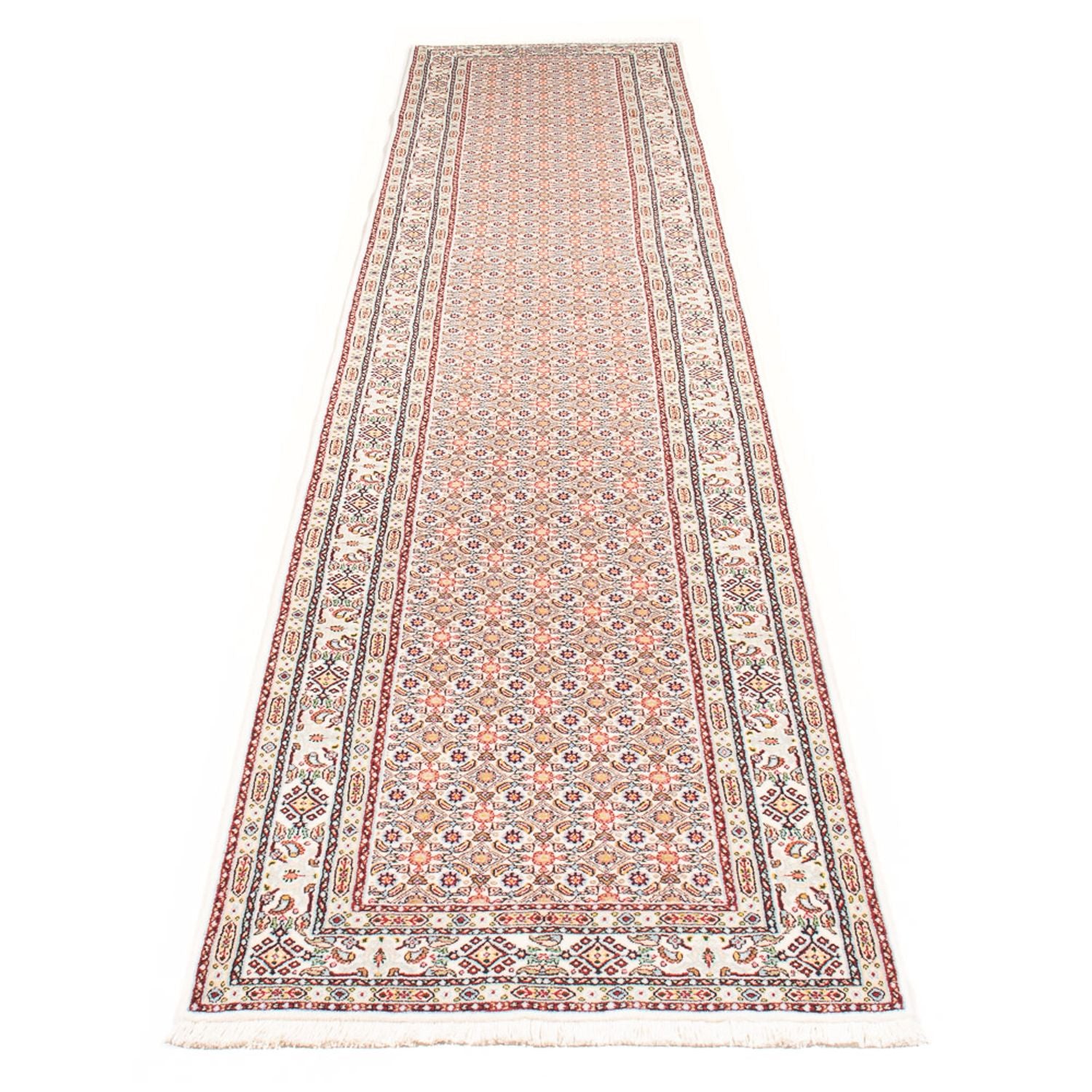 Løber Persisk tæppe - Classic - 388 x 78 cm - creme
