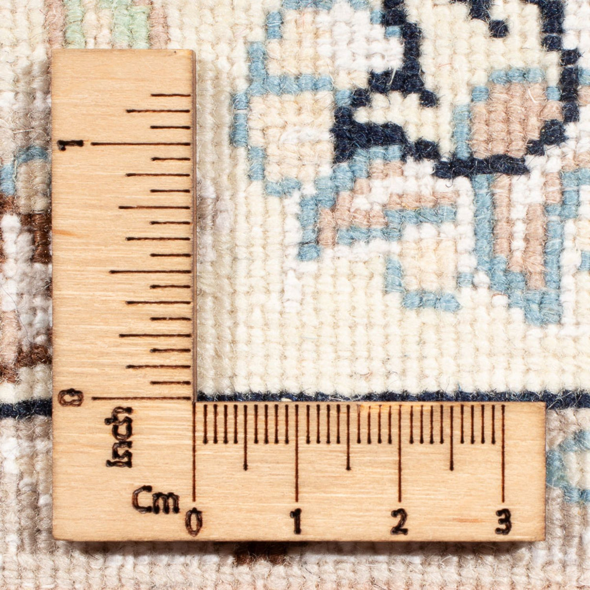 Persisk tæppe - Nain - Premium - 140 x 70 cm - mørkeblå