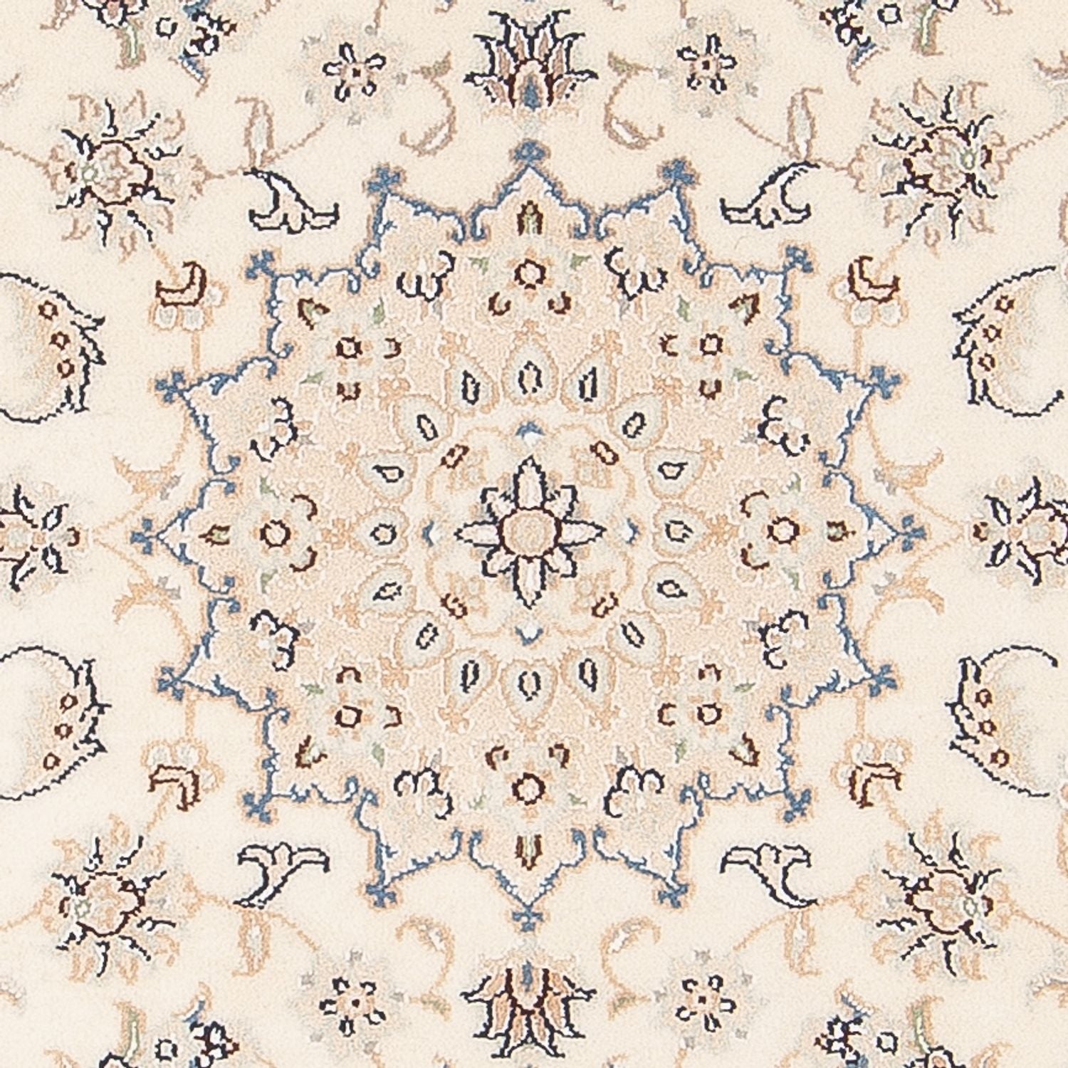 Persisk tæppe - Nain - Premium - 142 x 74 cm - creme