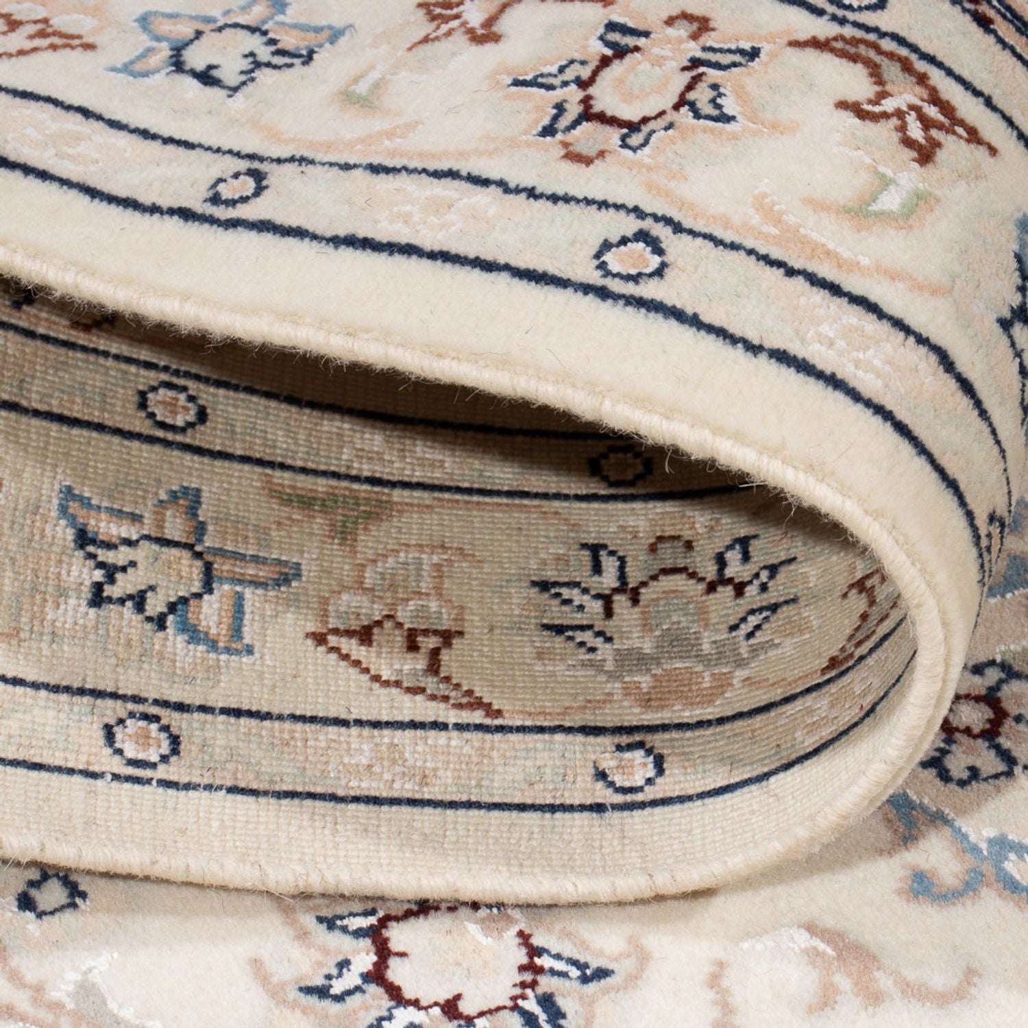 Persisk tæppe - Nain - Premium - 142 x 74 cm - creme
