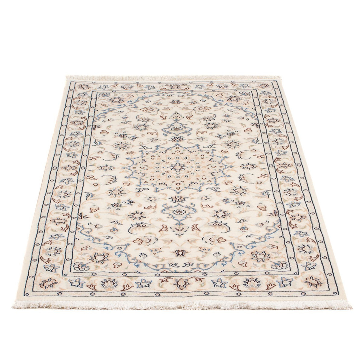 Persisk tæppe - Nain - Premium - 142 x 74 cm - creme