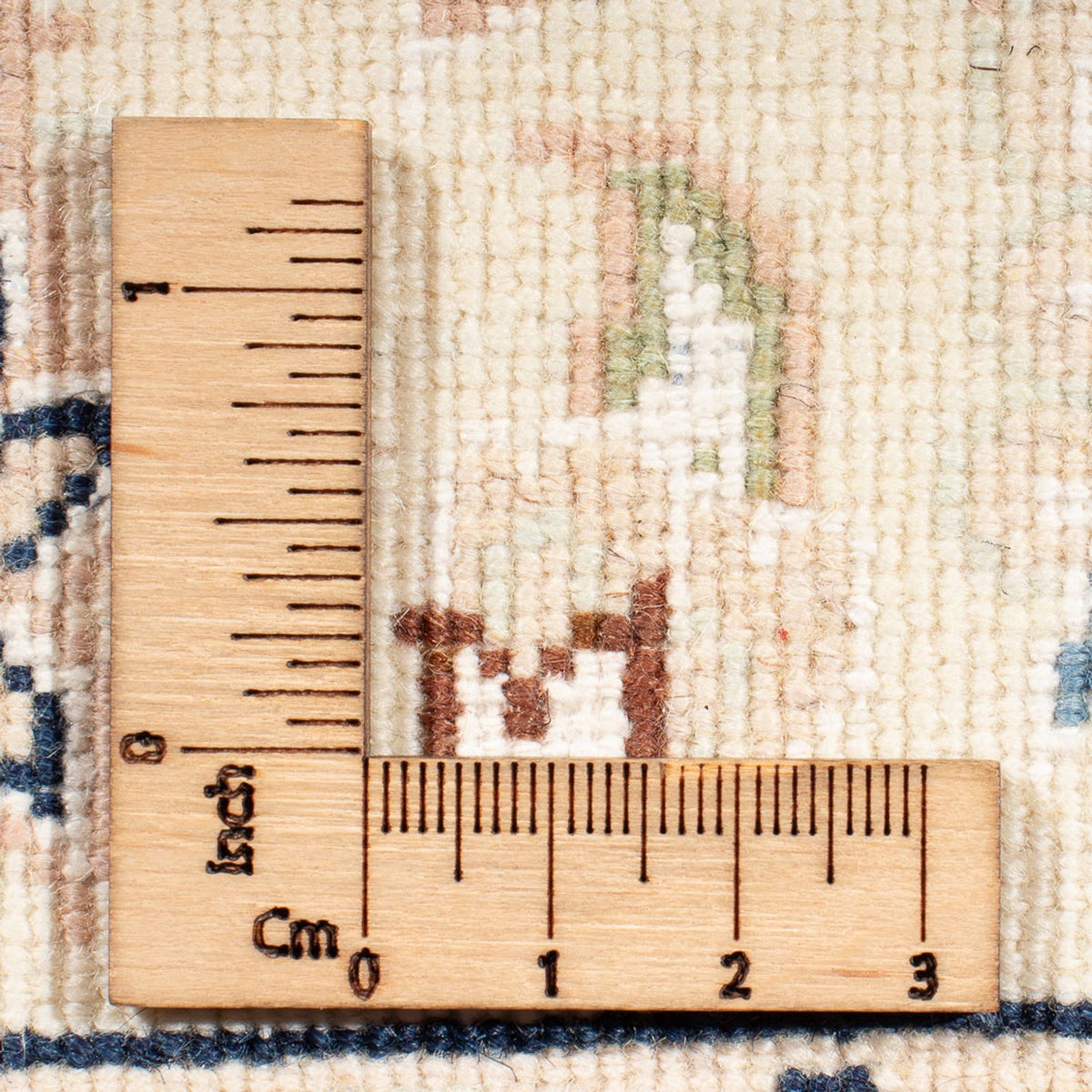 Persisk tæppe - Nain - Premium - 142 x 74 cm - creme