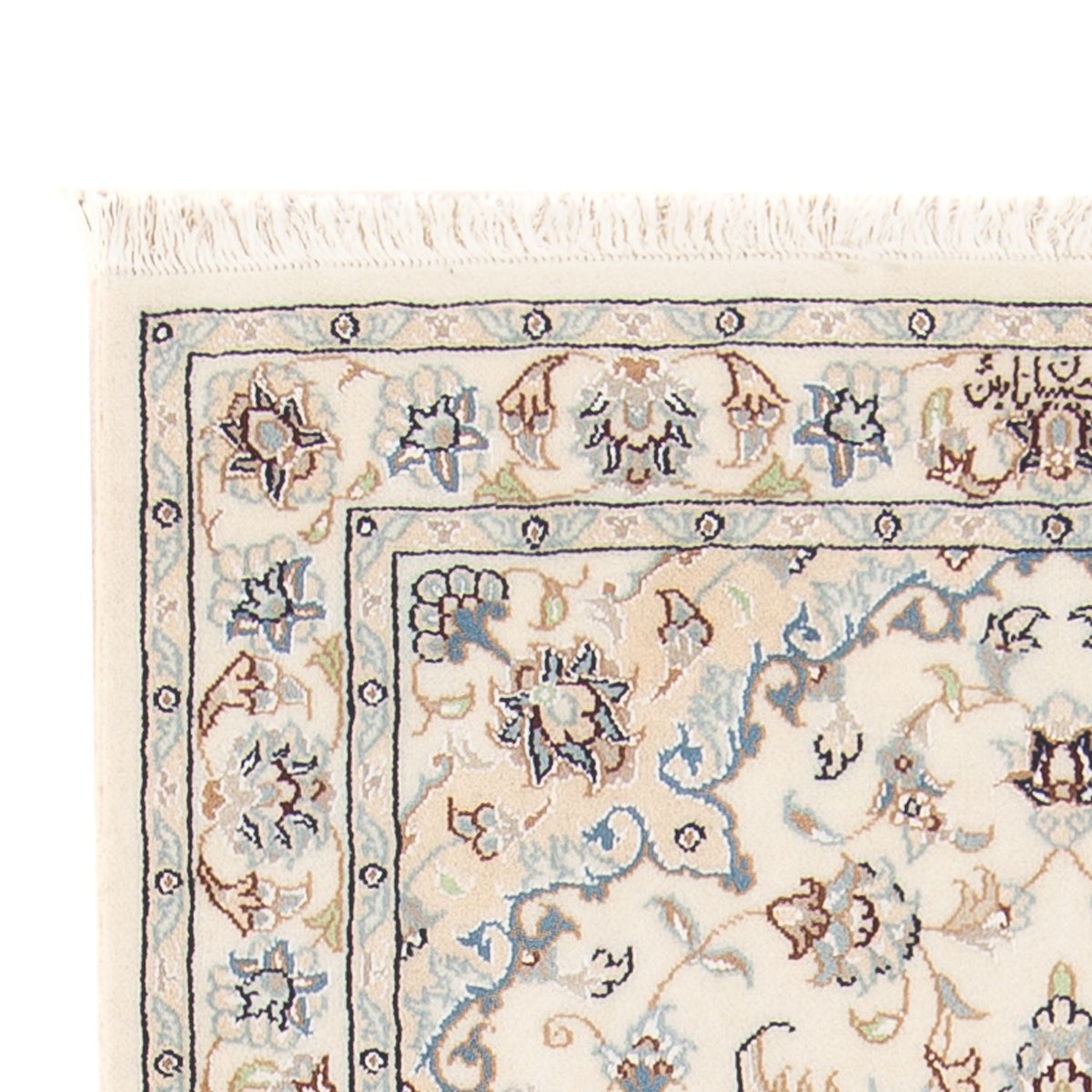 Persisk tæppe - Nain - Premium - 137 x 76 cm - creme