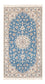 Persisk tæppe - Nain - Premium - 138 x 76 cm - lyseblå