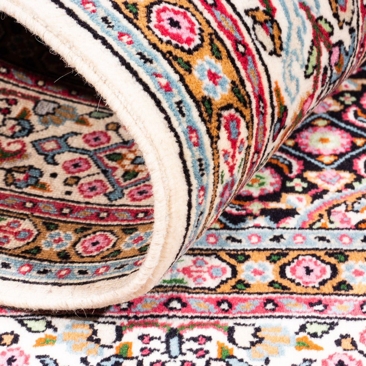 Persisk tæppe - Classic - 148 x 100 cm - mørkeblå