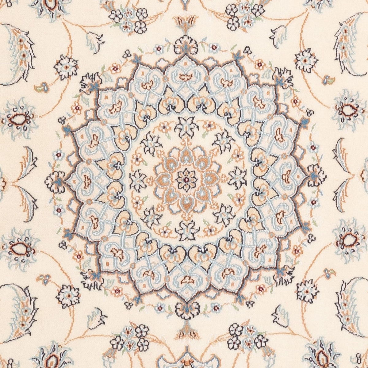 Persisk tæppe - Nain - Premium - 153 x 106 cm - creme