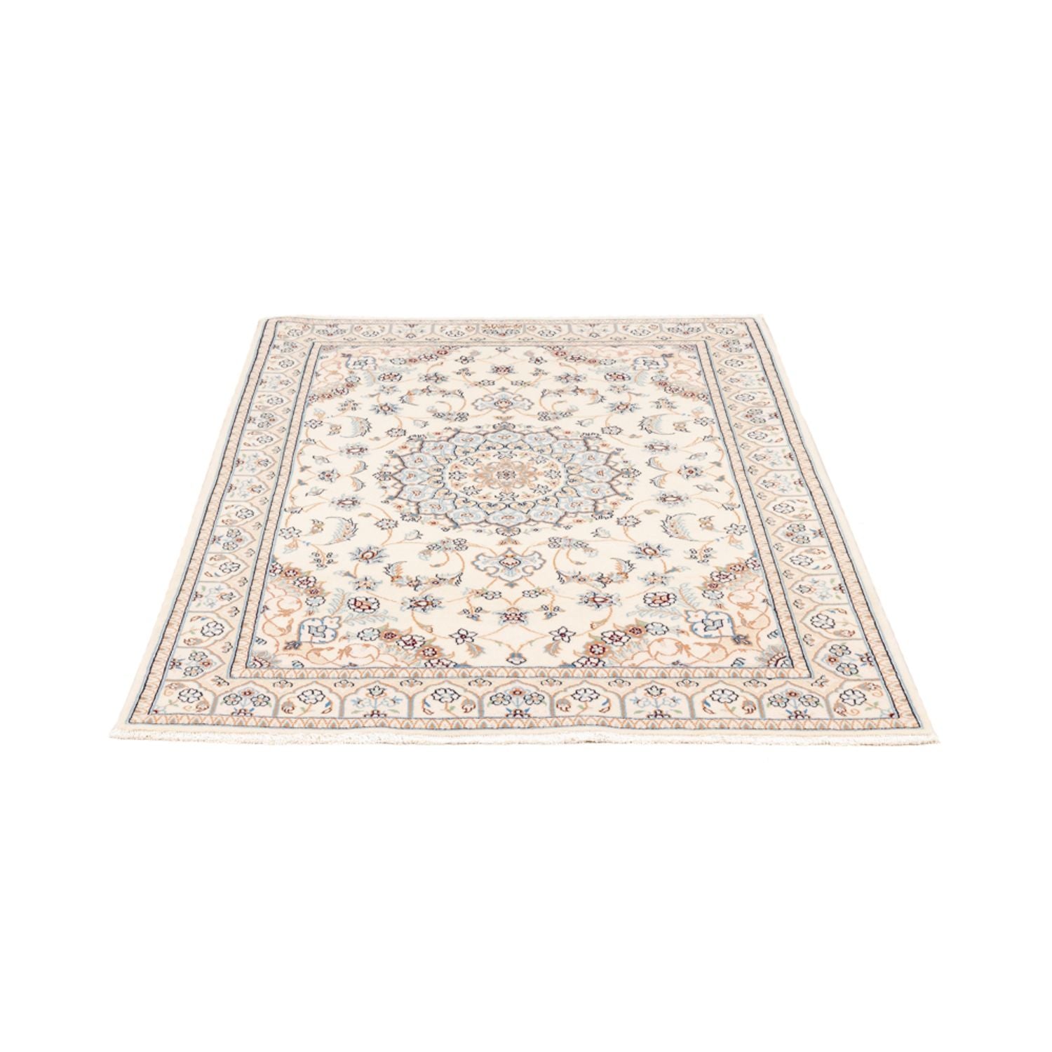 Persisk tæppe - Nain - Premium - 153 x 106 cm - creme
