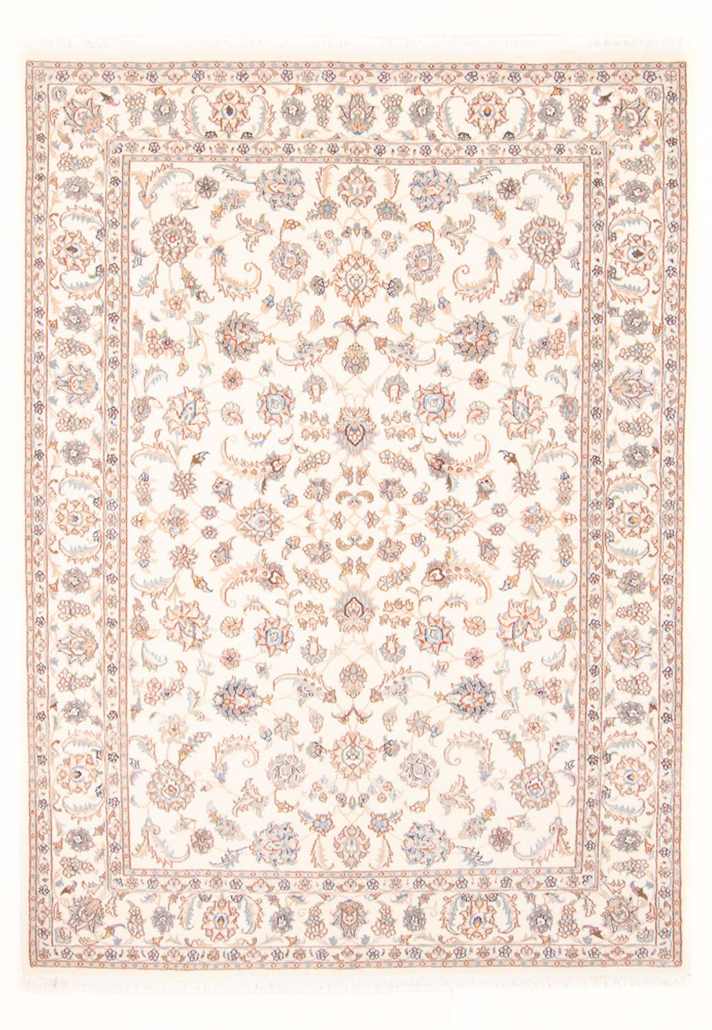 Persisk tæppe - Tabriz - Royal - 213 x 150 cm - creme