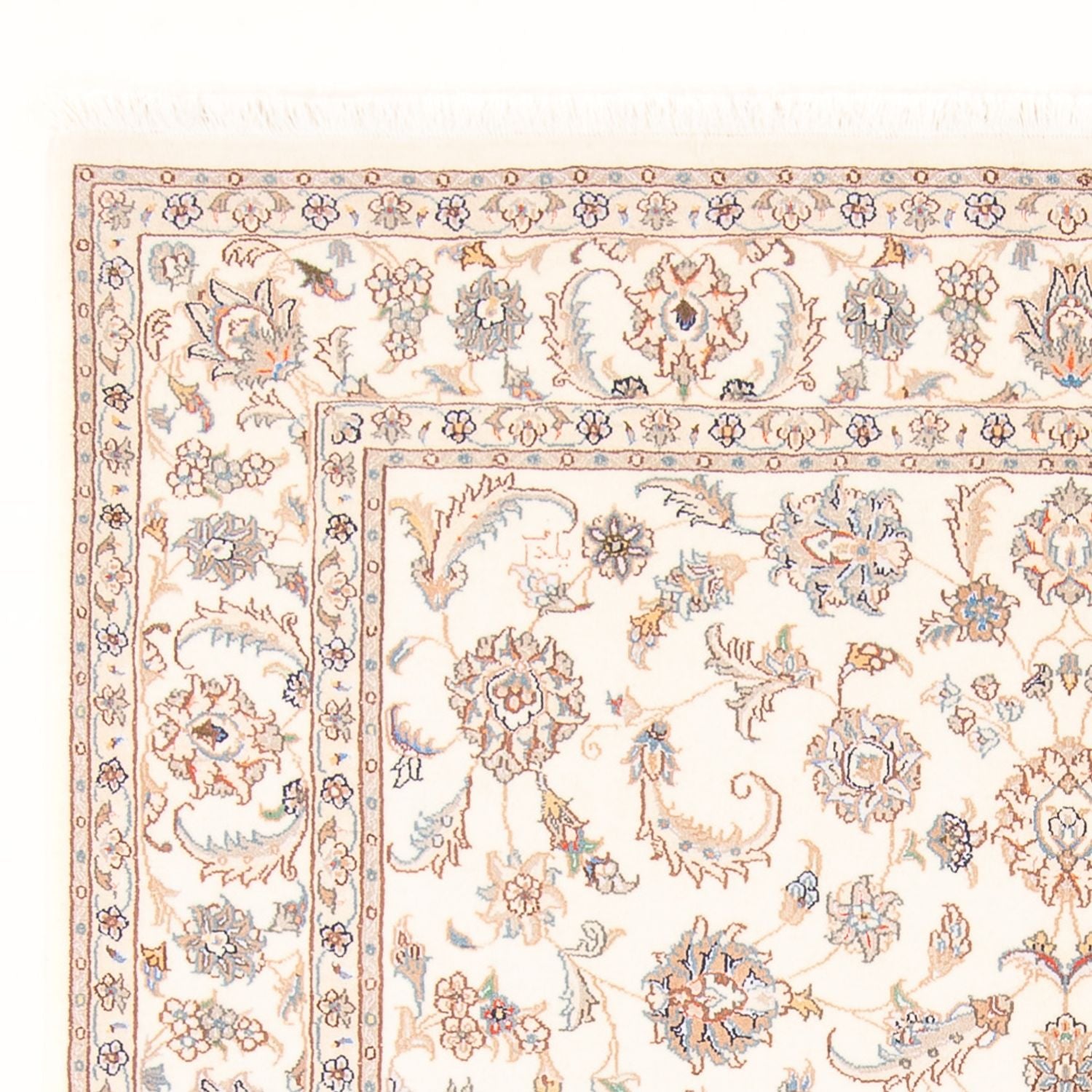 Persisk tæppe - Tabriz - Royal - 213 x 150 cm - creme