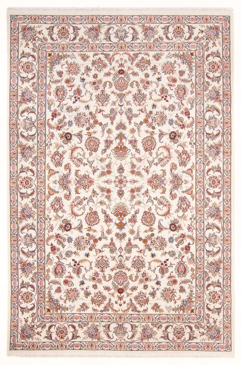 Persisk tæppe - Nain - Royal - 297 x 197 cm - creme