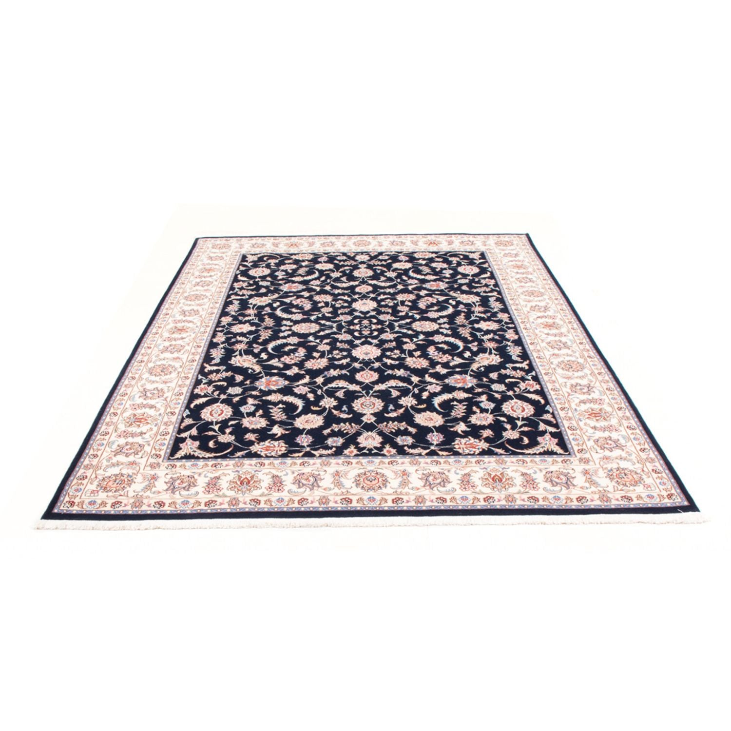 Persisk tæppe - Tabriz - Royal - 240 x 170 cm - mørkeblå