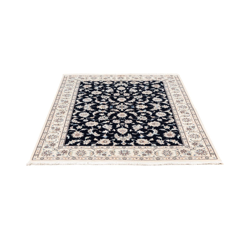 Persisk tæppe - Nain - Premium - 174 x 121 cm - mørkeblå
