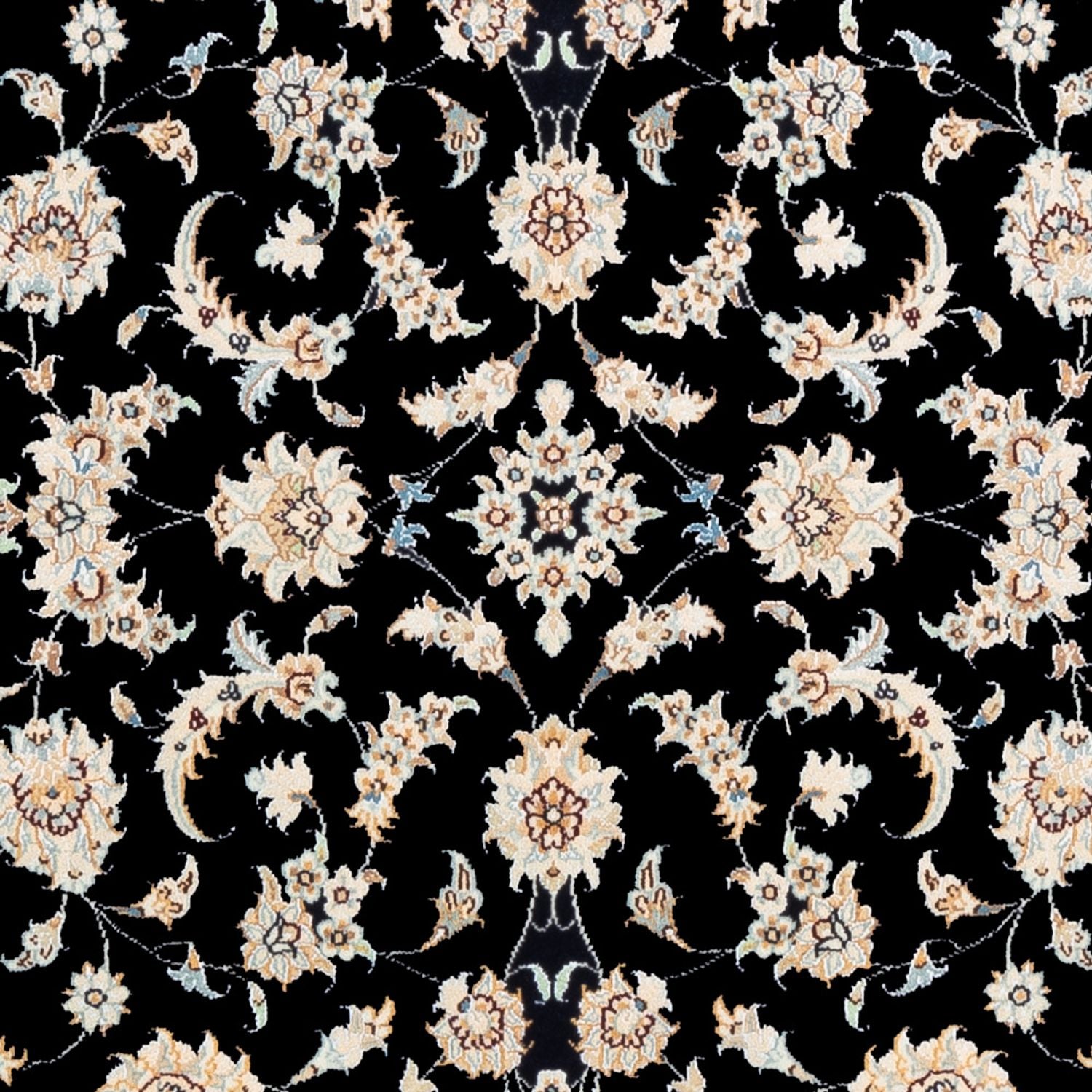Persisk tæppe - Nain - Premium - 178 x 120 cm - mørkeblå
