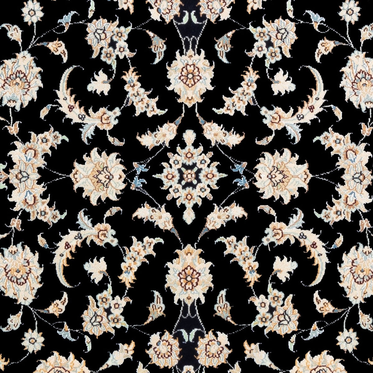 Persisk tæppe - Nain - Premium - 178 x 120 cm - mørkeblå