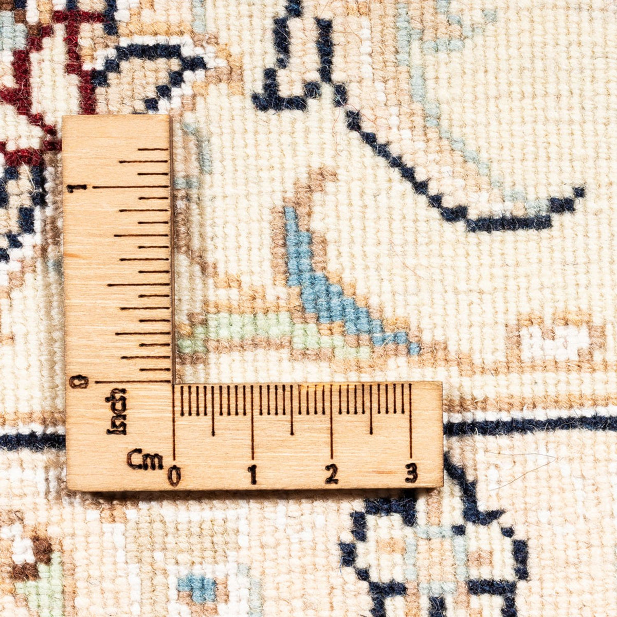 Persisk tæppe - Nain - Premium - 178 x 120 cm - mørkeblå