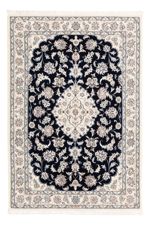 Persisk tæppe - Nain - Premium - 148 x 107 cm - mørkeblå