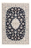Persisk tæppe - Nain - Premium - 148 x 107 cm - mørkeblå